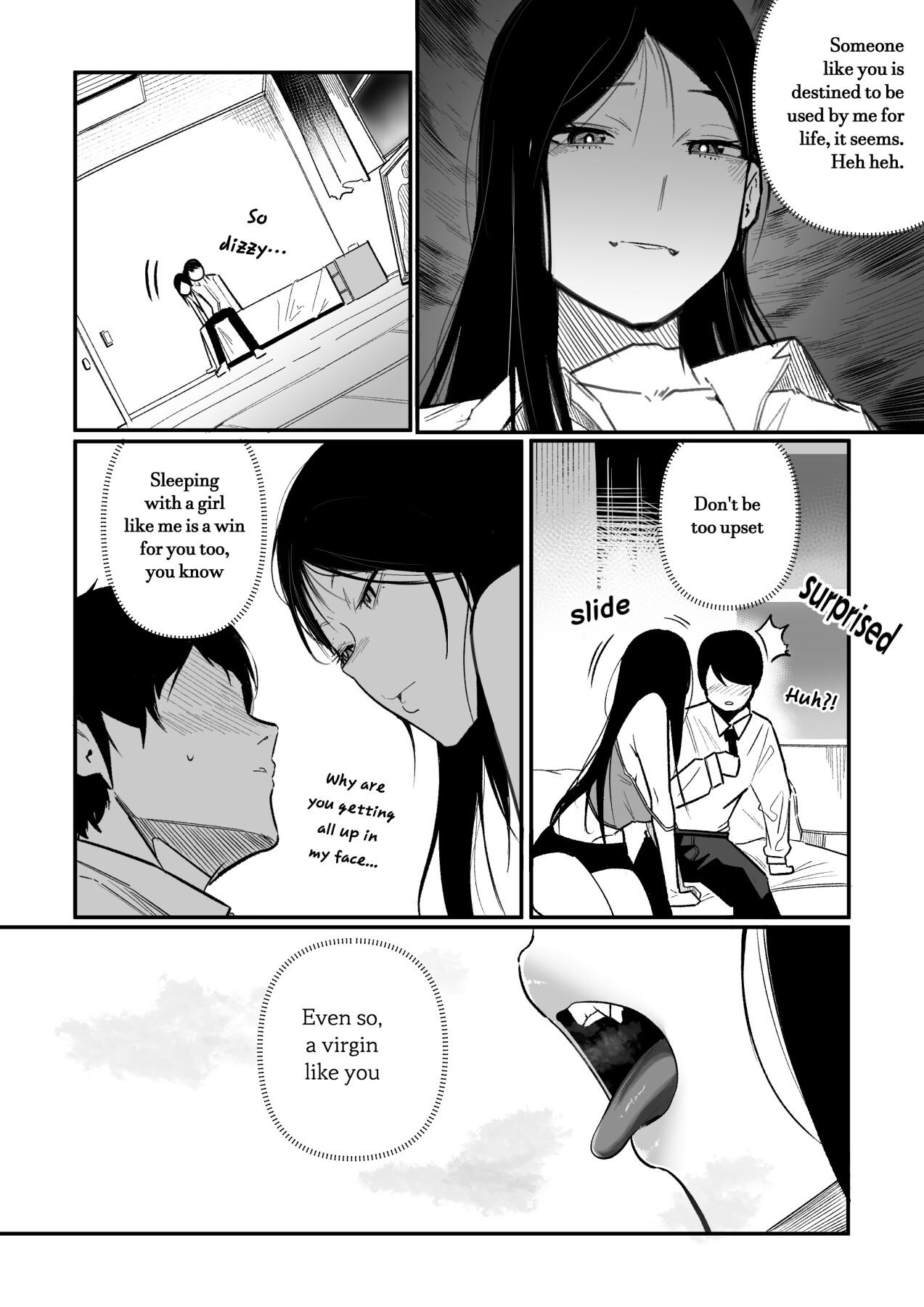 Hentai Manga Comic-Living Together With the Buxom Female Bully!-Read-11